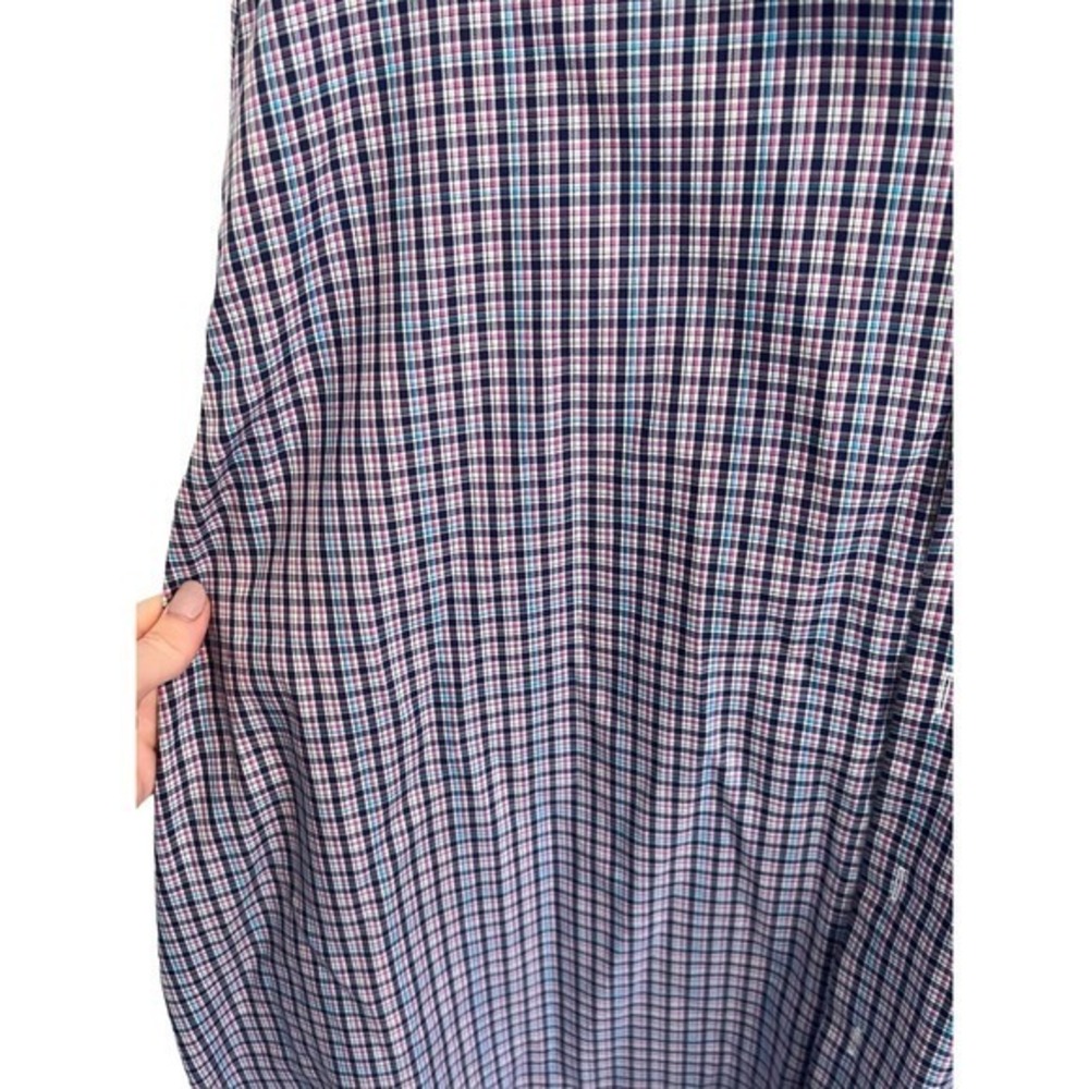 Peter Millar Plaid Button Down Long‎ Sleeve Shirt - Picture 3 of 4
